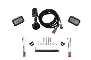 Toyota Tundra Reverse Light Kit - Rear - Diode Dynamics - C2 Pro Stage Series - Red - `22-`27